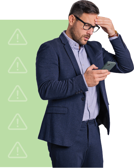 Man worried