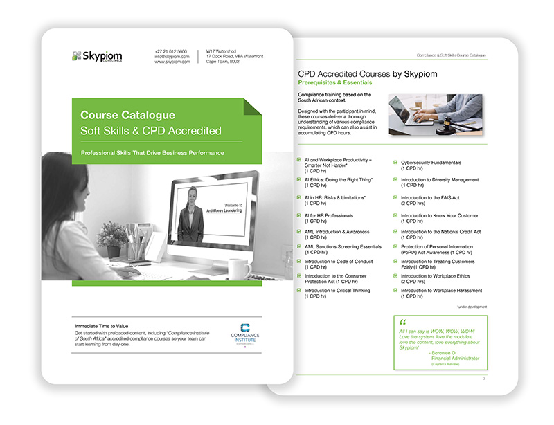 Skypiom Course Catalogue