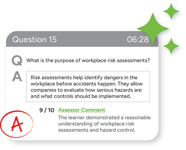 AI Free-Text Assessment Scoring